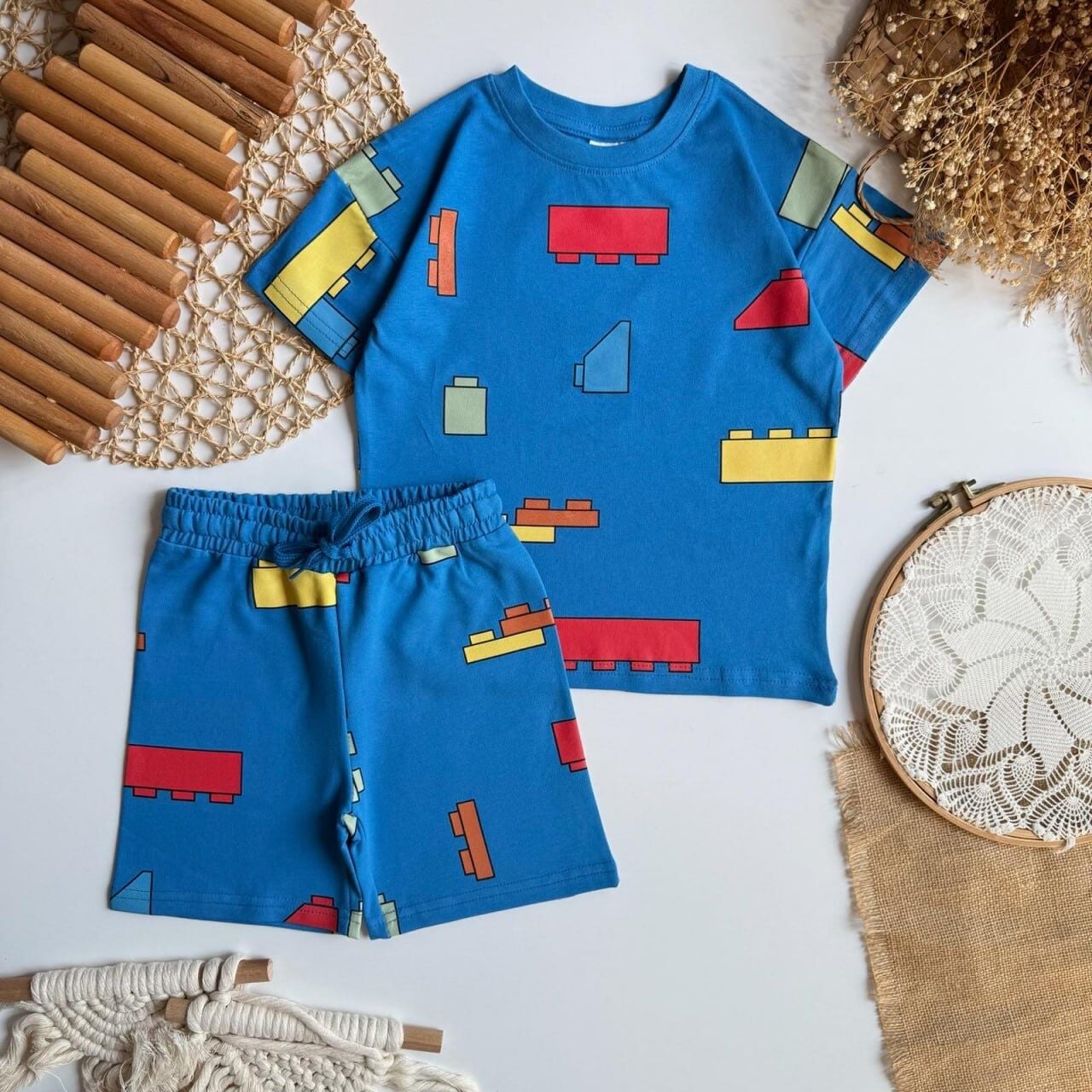 Lego Model Şortlu Takım Mavi