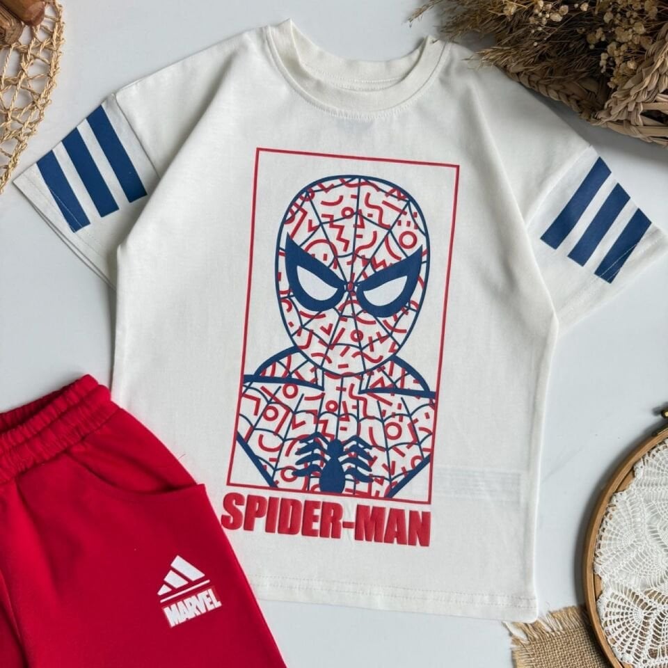 Spiderman Şortlu Takım