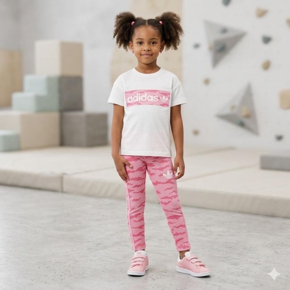 Adidass Taytlı Desenli Takım