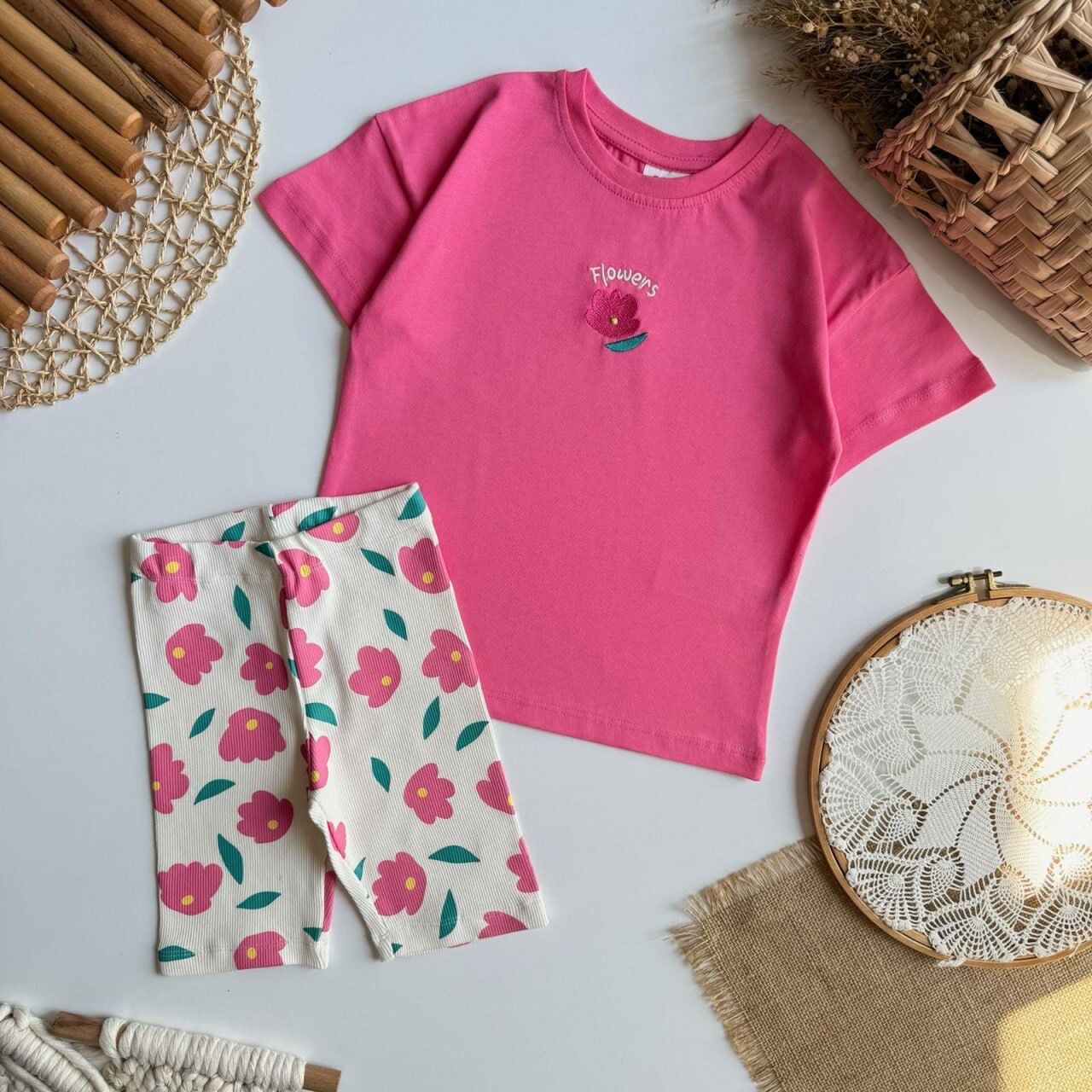 Flovers Takım Kısa Taytlı