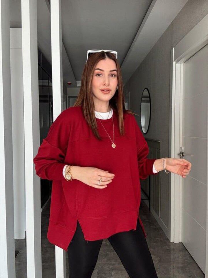 Önden Yırtmaçlı OYSHO MODAL Kumaş