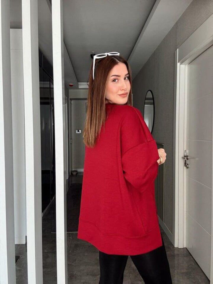 Önden Yırtmaçlı OYSHO MODAL Kumaş