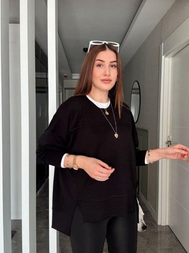 Önden Yırtmaçlı OYSHO MODAL Kumaş