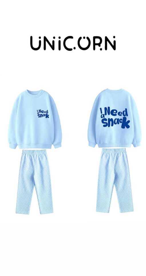 I NEED SNACK Sweatshirt ve Dokuma Pantolon