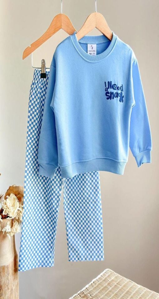I NEED SNACK Sweatshirt ve Dokuma Pantolon
