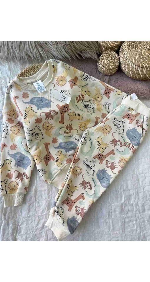 Animals Takım Üç İplik Pamuklu