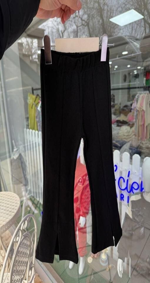 Önden Yırtmaçlı Tayt Modal Kumaş