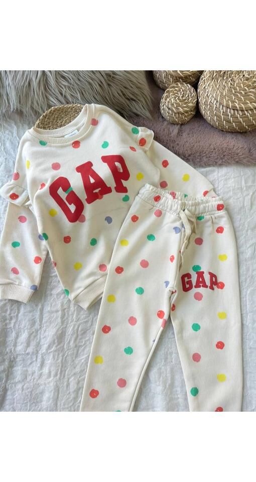 Puantiyeli Üç İplik Pamuklu Takım