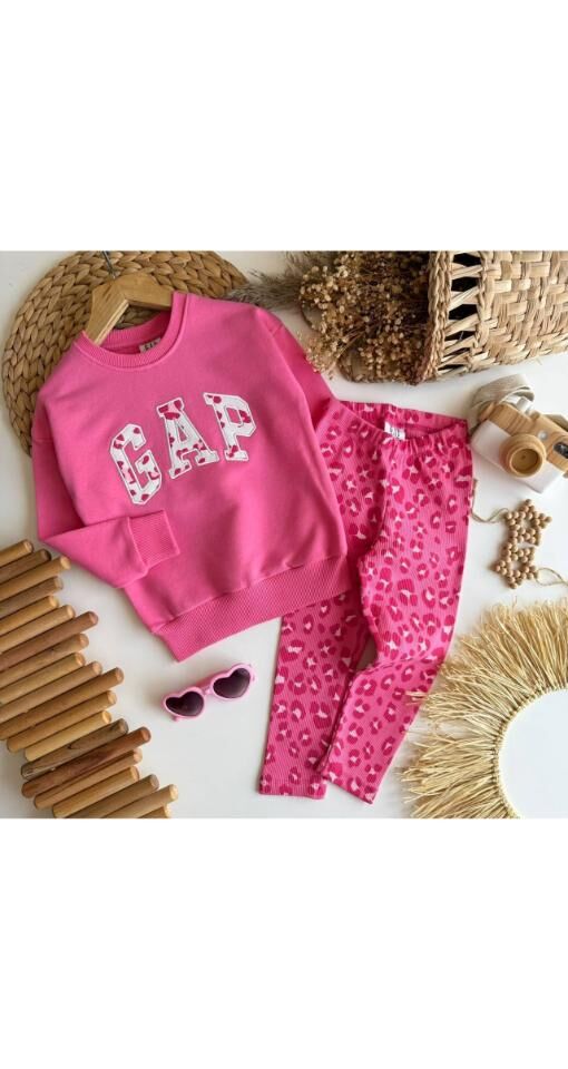 Pamuklu Üç İplik Taytlı Takım