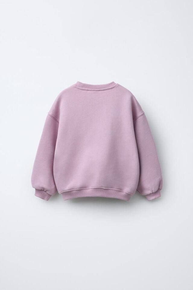 Tül Detay Fiyonk Sweat Pamuku