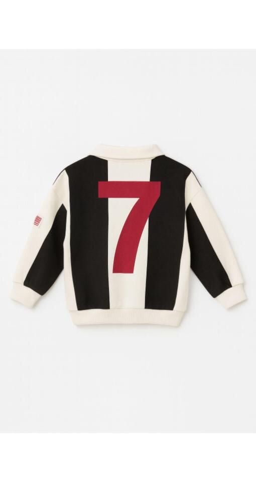 Laciel Paris London  Polo Yaka Baskılı Sweat