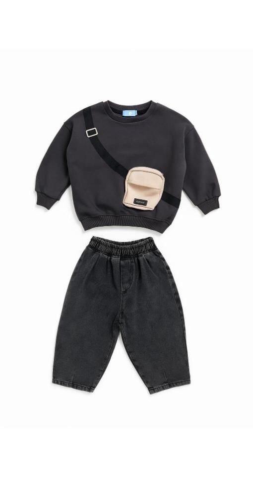 Çanta Cep Detay Sweat