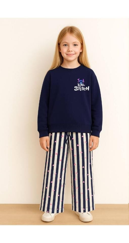 Lilo Stich Üç İplik Pamuklu Takım