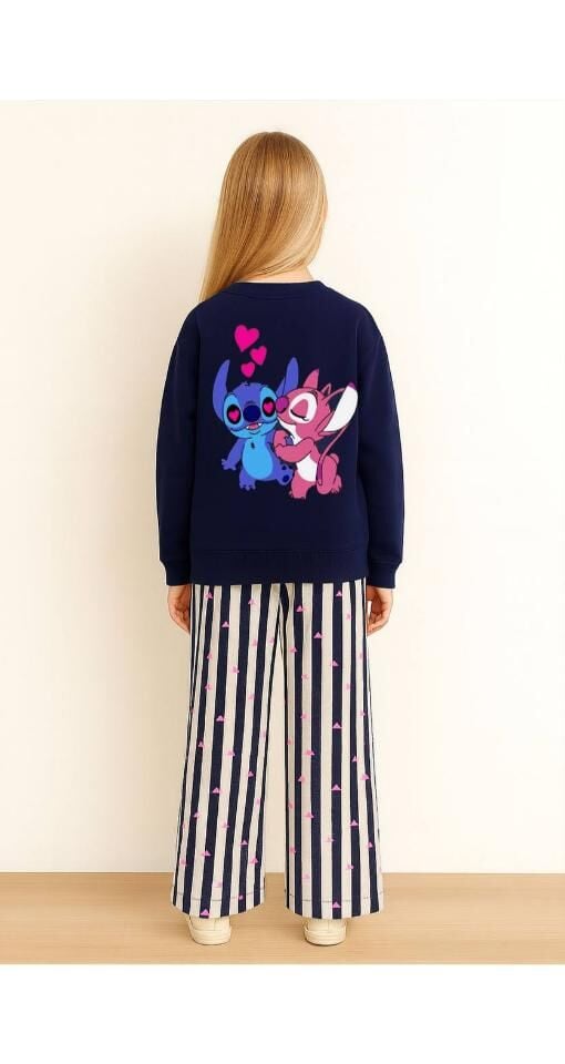 Lilo Stich Üç İplik Pamuklu Takım